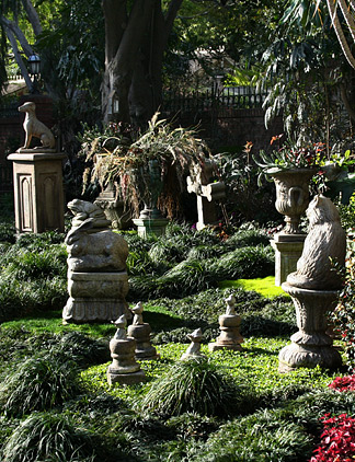 Disneyland Haunted Mansion pet cemetery.