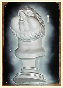 Library bust from the Haunted Mansion.